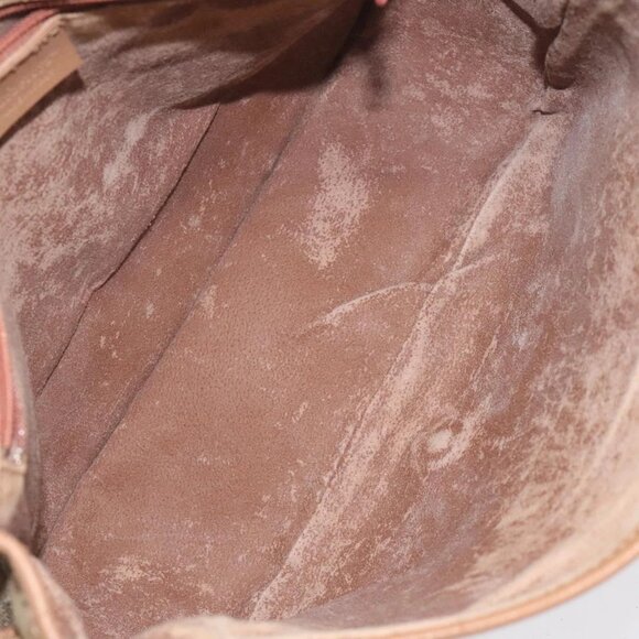 Burberrys Nova Check Shoulder Bag PVC Beige Gold Auth BA2017 - Picture 10 of 16